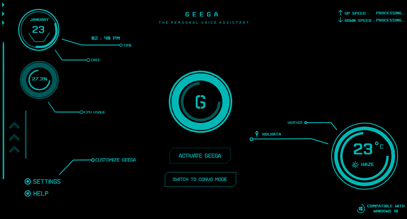 Geega - The Personal Voice Assistant - Preview